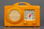 Motorola Radio 50XC ’Circle Grille’ in Warm Yellow Marbleized Catalin